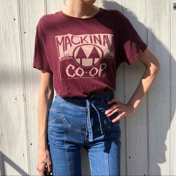 What Goes Around Comes Around Tops - Mackinaw co-op tee